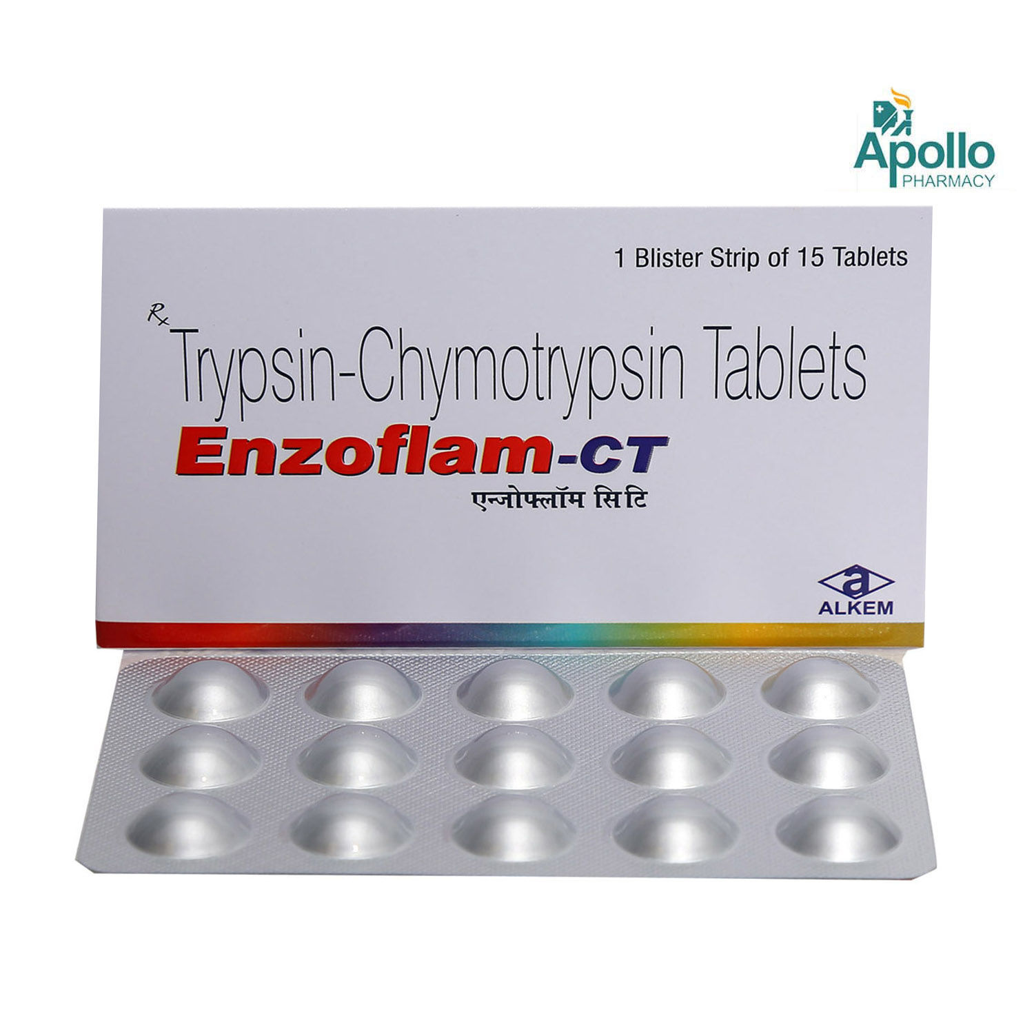 EnzoflamCT Tablet 15's Price, Uses, Side Effects, Composition Apollo