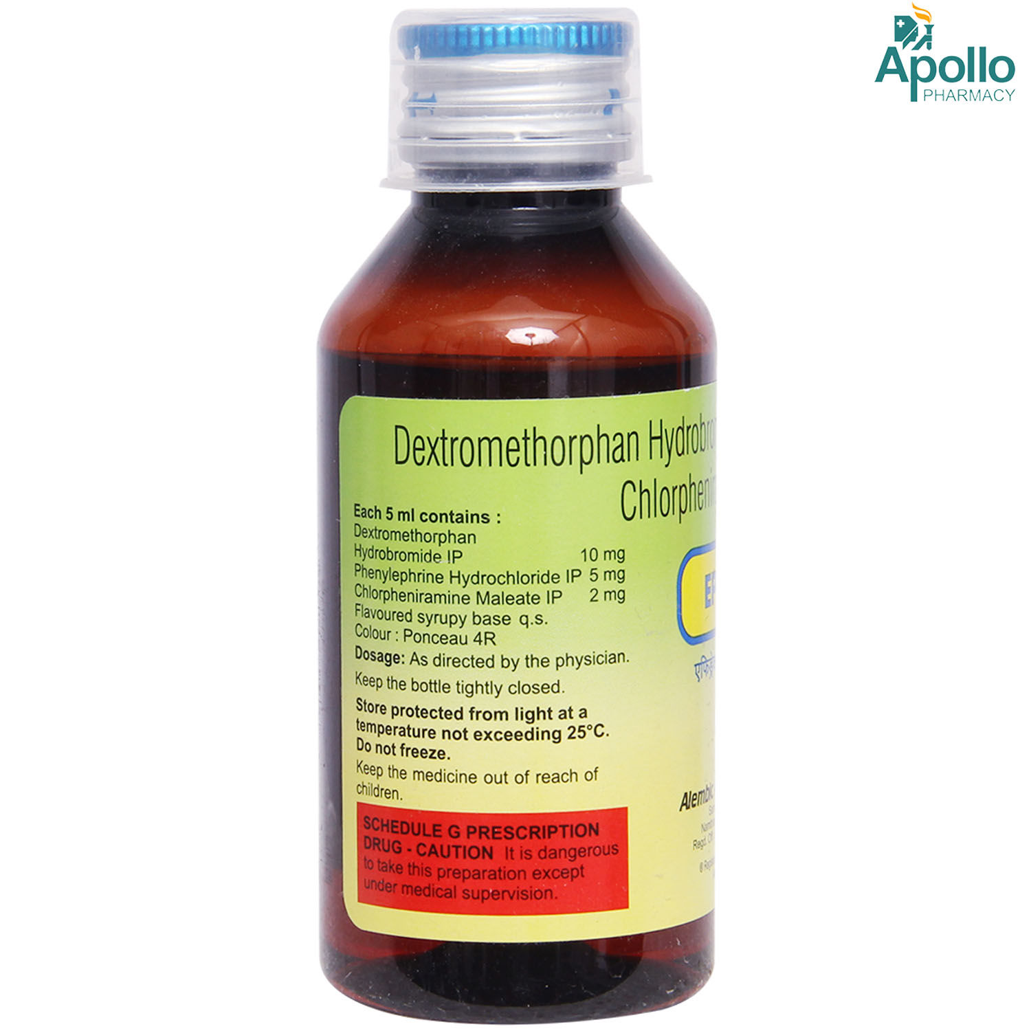 Ephedrex Syrup 100 ml Price, Uses, Side Effects, Composition Apollo