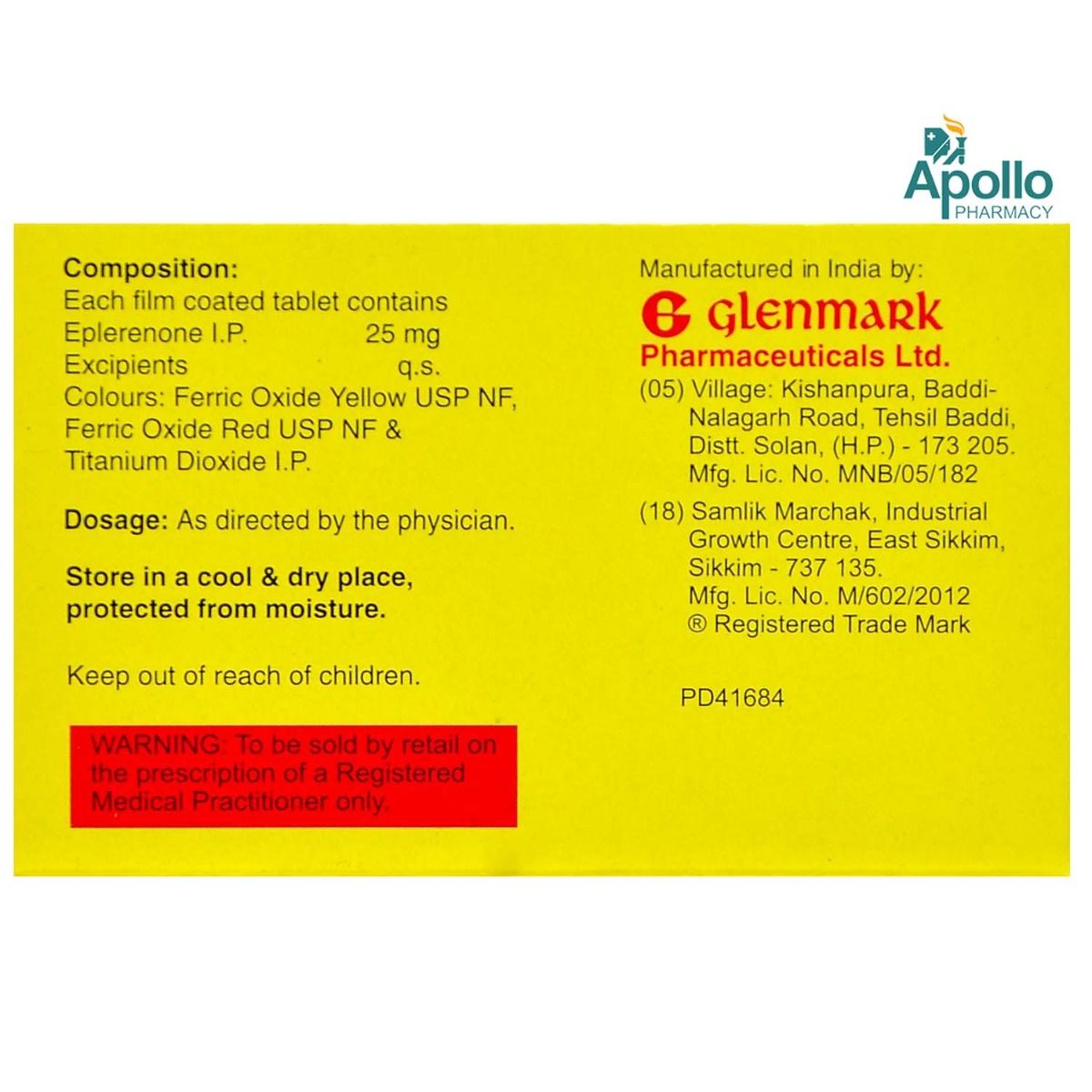 Eptus 25 Tablet 15's Price, Uses, Side Effects, Composition - Apollo ...