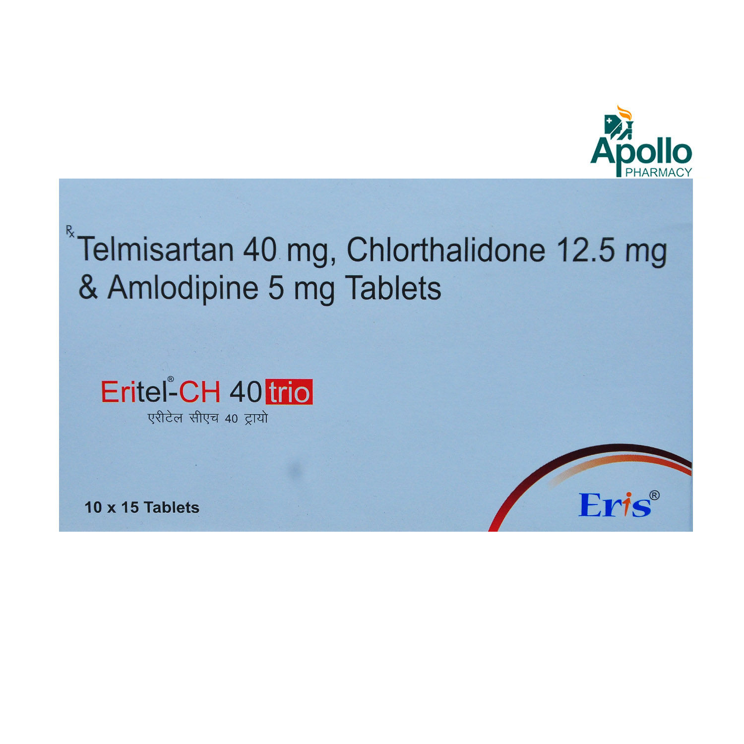 Eritel-CH 40 Trio Tablet 15's Price, Uses, Side Effects, Composition ...