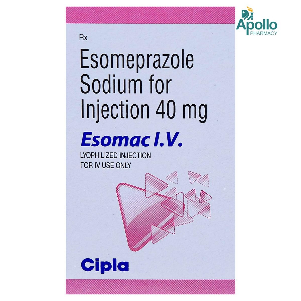 Esomac 40mg Injection 1's, Pack of 1 INJECTION