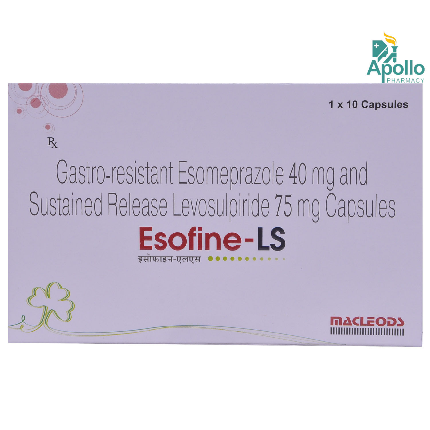 Esofine LS Capsule 10 S Price Uses Side Effects Composition Apollo