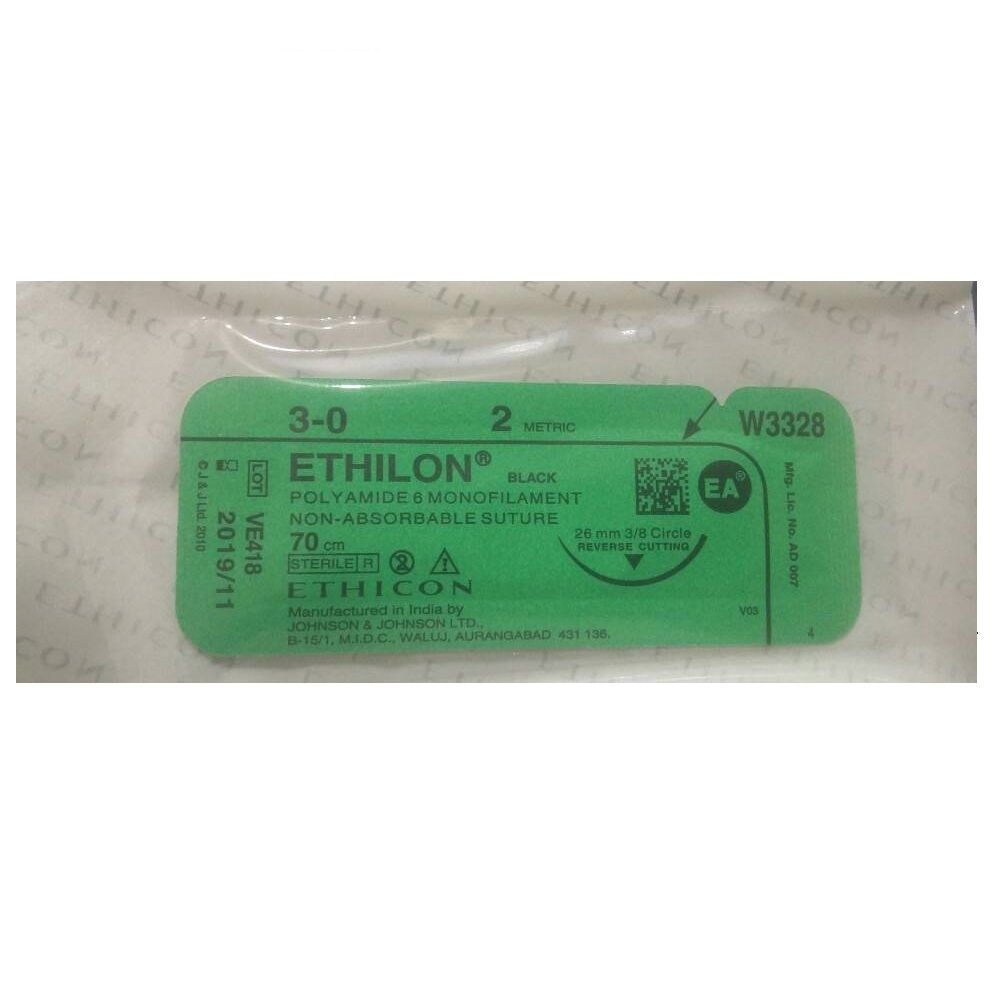 Ethilon 3-0nw 3328, Pack of 1 