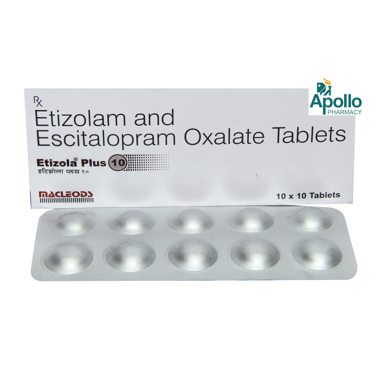 Etizola Plus 10 Tablet 10 S Price Uses Side Effects Composition Apollo Pharmacy