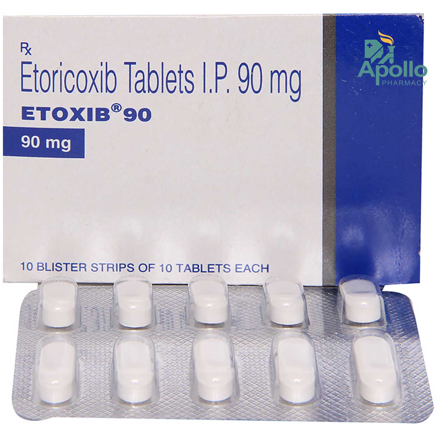 Etoxib 90 Tablet 10's Price, Uses, Side Effects, Composition - Apollo ...