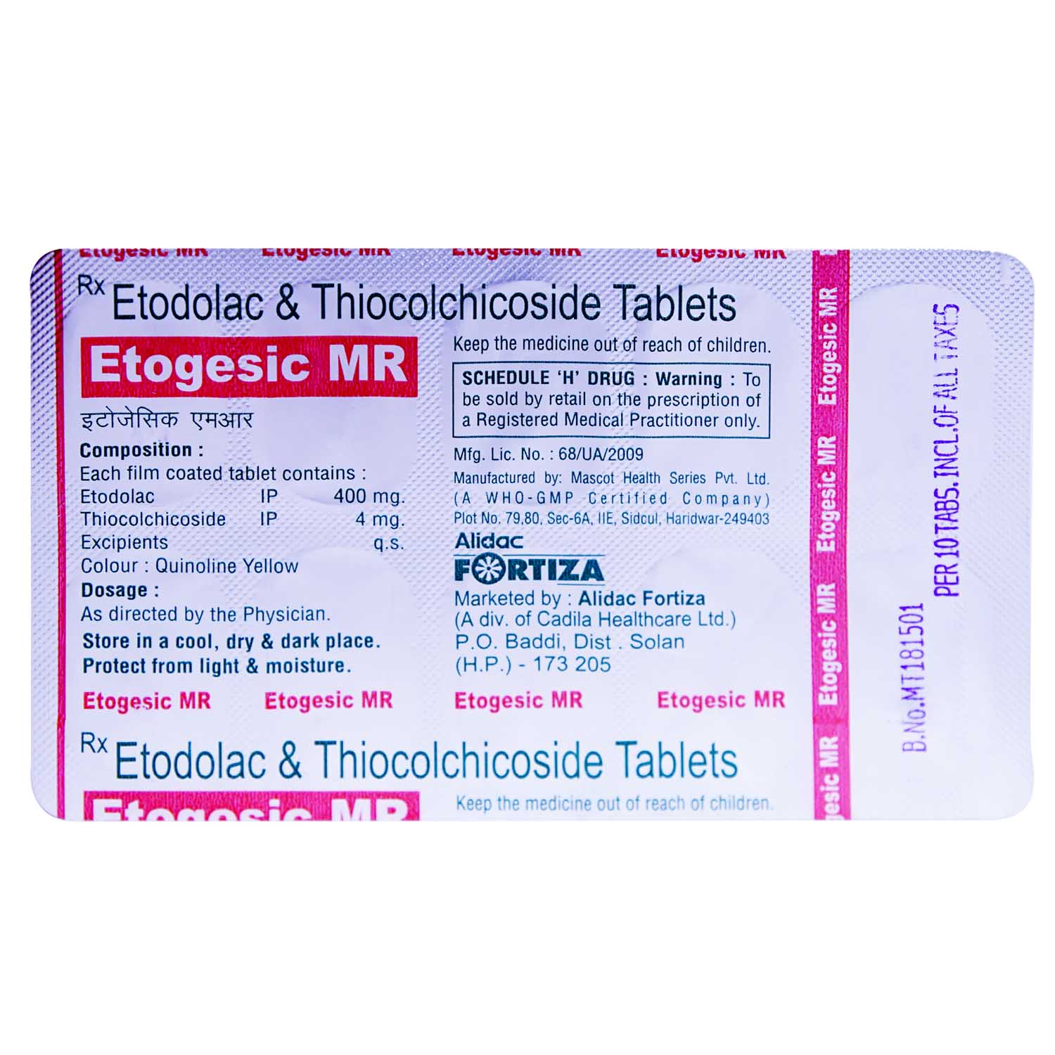 Etogesic Mr Tablet Price Uses Side Effects Composition Apollo Pharmacy