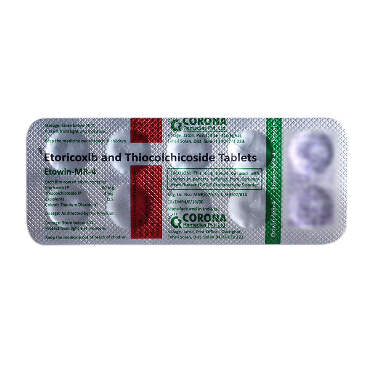 Etowin-MR-4 Tablet 10's Price, Uses, Side Effects, Composition - Apollo