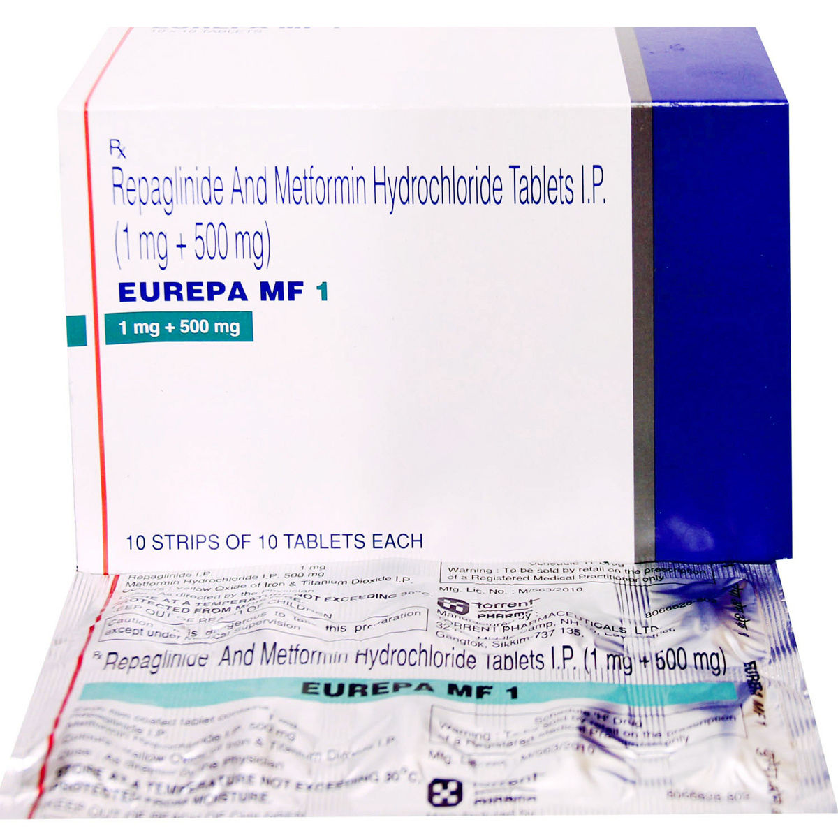 Eurepa MF 1 Tablet 10's, Pack of 10 TABLETS