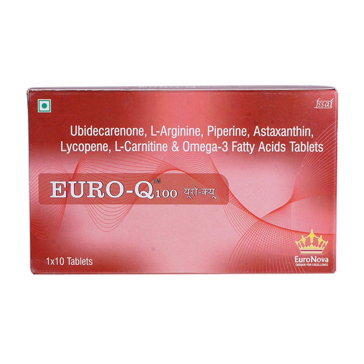 Euro-Q 100 Tablet 10's, Pack of 10 S