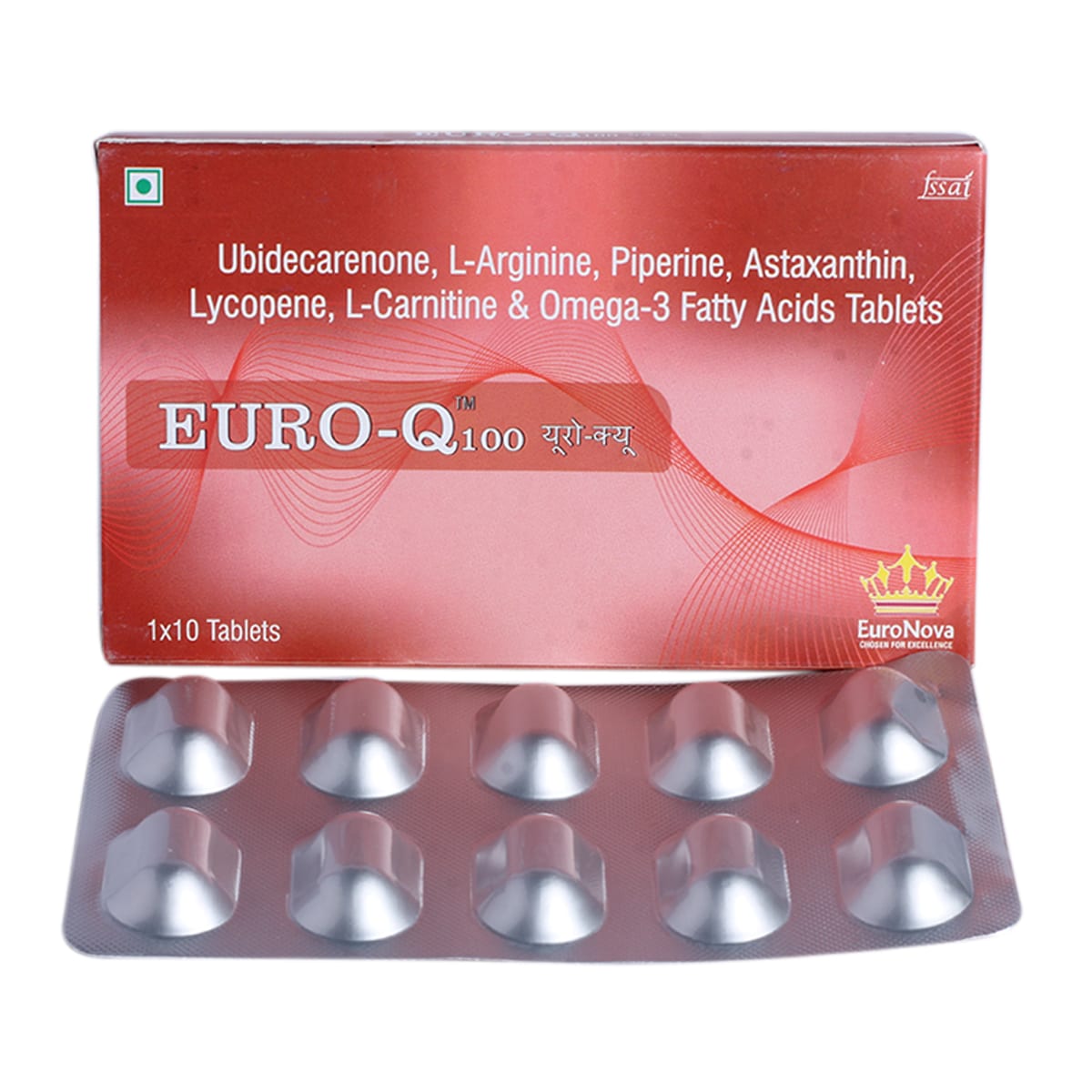 Euro-Q 100 Tablet 10's, Pack of 10 S