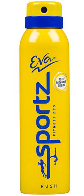 Eva Sportz Rush Deodorant Body Spray, 125 ml, Pack of 1 