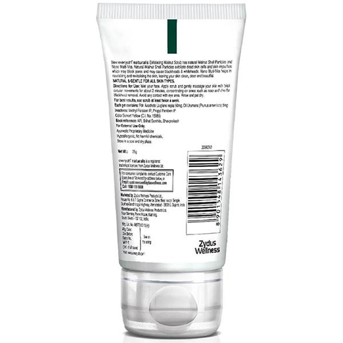 Everyuth Exfoliating Walnut Scrub, 25 gm, Pack of 1 