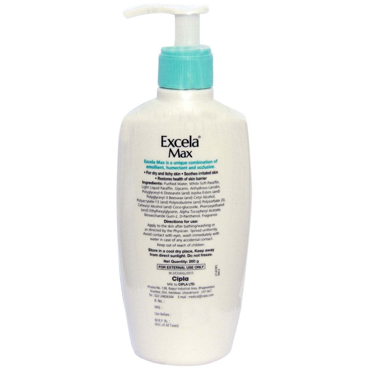 Excela Max Moisturiser 200 gm Price, Uses, Side Effects, Composition