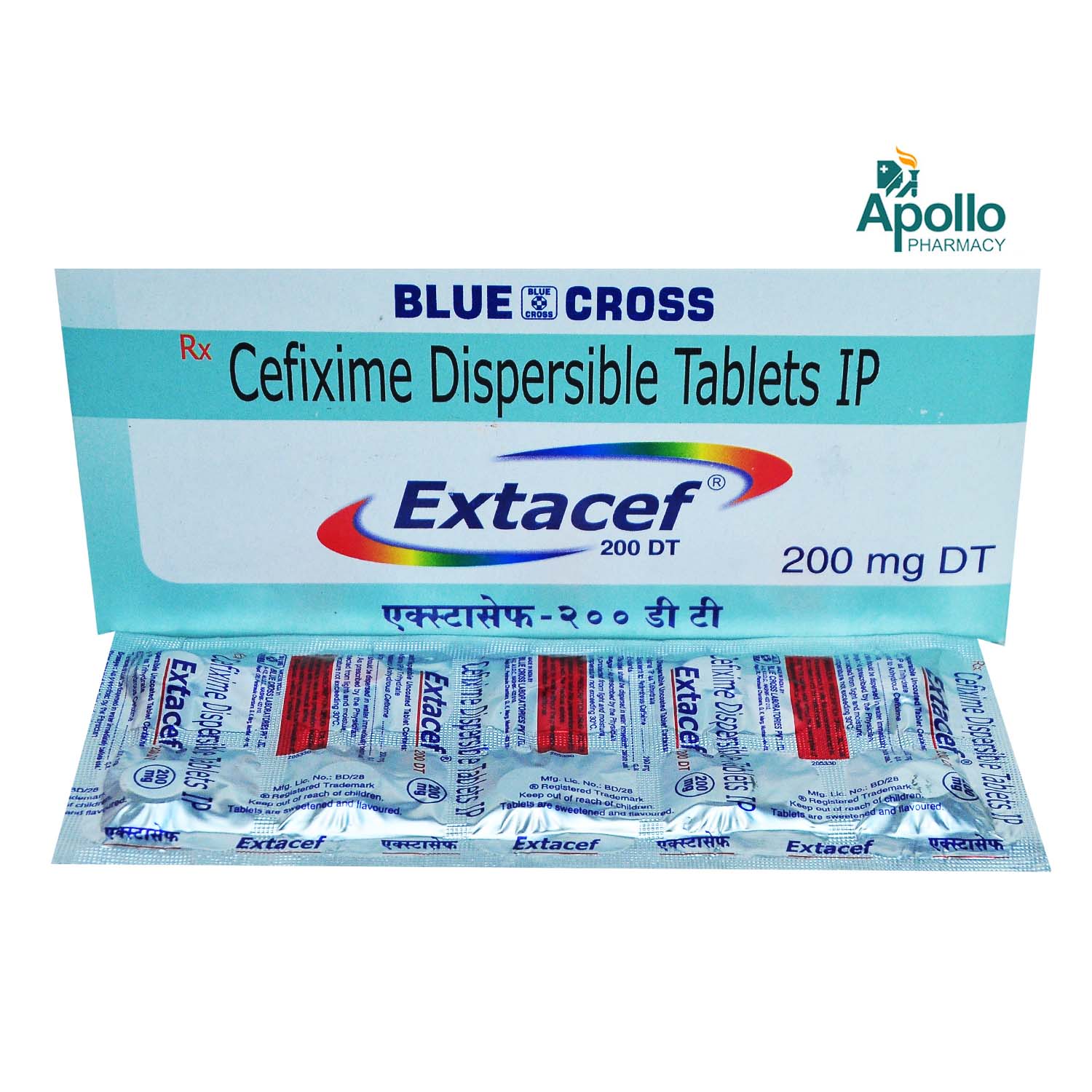 Extacef DT 200 mg Tablet 10's Price, Uses, Side Effects, Composition