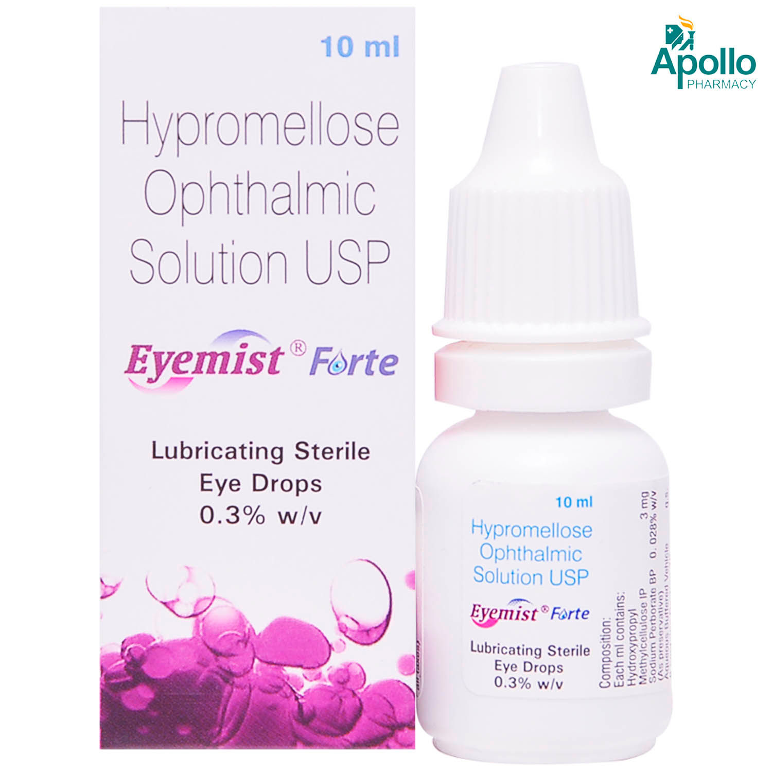 Eyemist Forte Eye Drops 10 ml Price, Uses, Side Effects, Composition