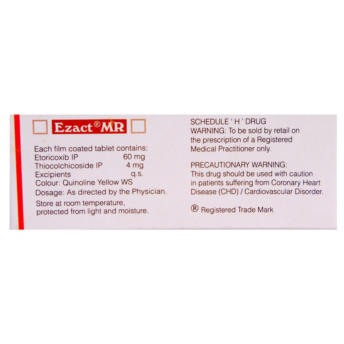 Ezact MR Tablet 10's, Pack of 10 TABLETS