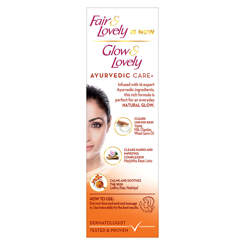 Glow & Lovely Ayurvedic Care+ Natural Glow Face Cream, 25 gm Price