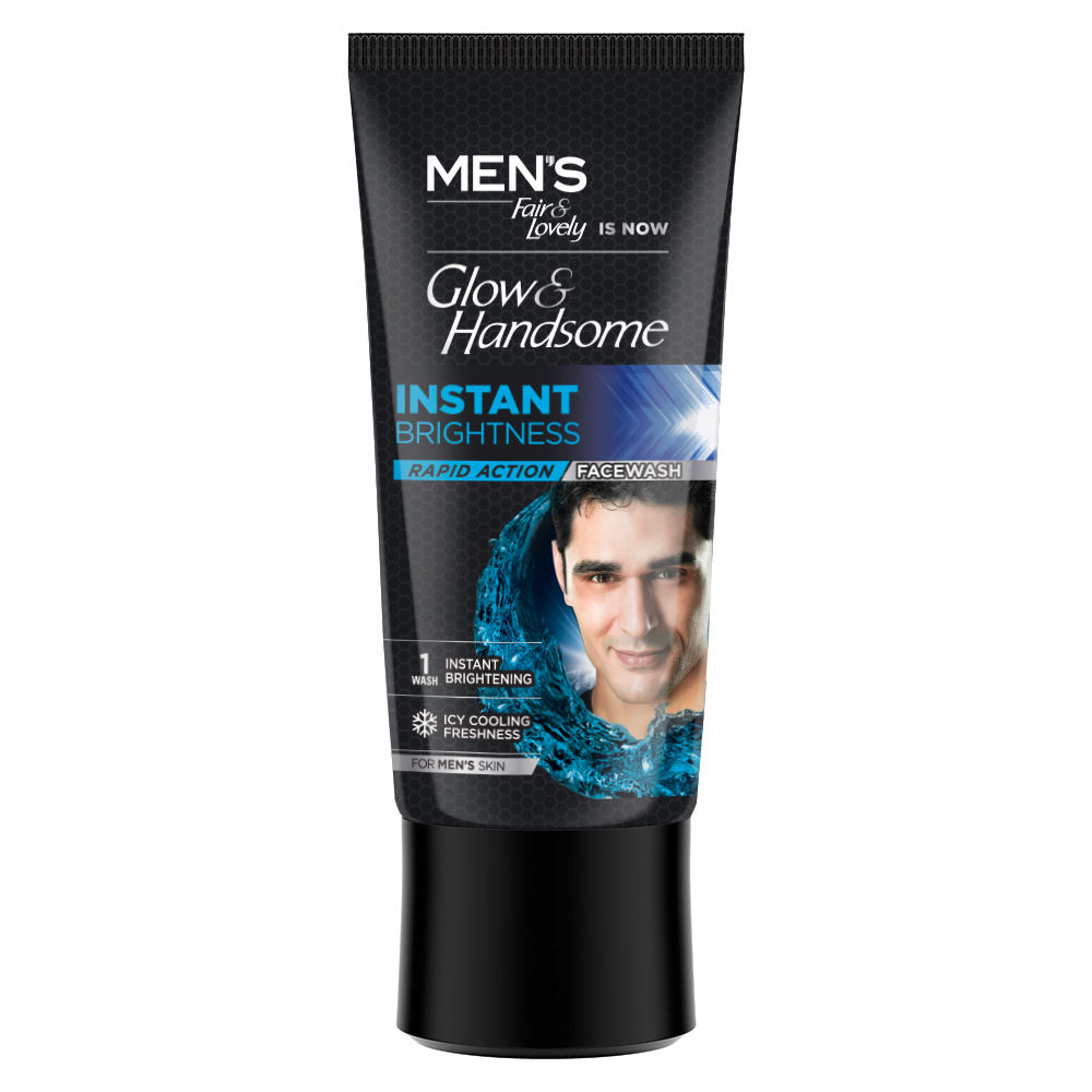 Buy Glow & Handsome Instant Brightness Face Wash for Men, 50 gm Online