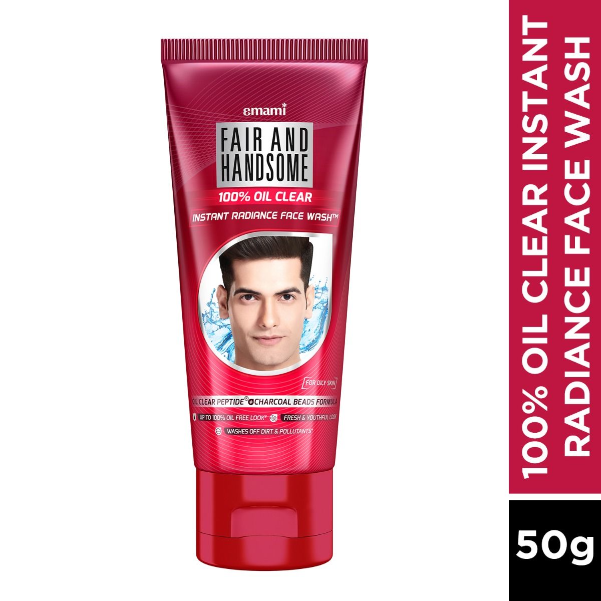 Fair & Handsome 100 Oil Clear Instant Radiance Face Wash, 50 gm Price, Uses, Side Effects