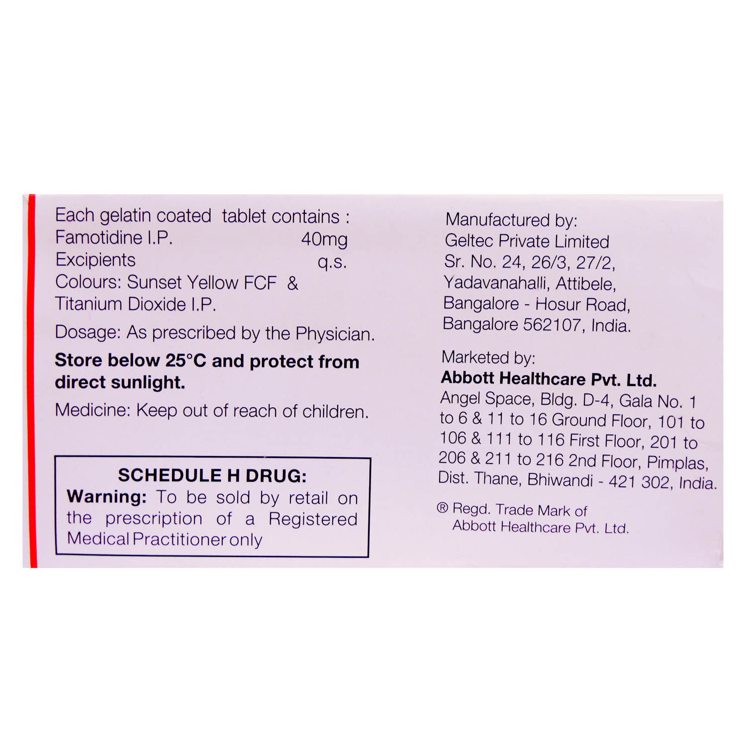 Famtac 40 Tablet 14 S Price Uses Side Effects Composition Apollo Pharmacy Famtac 40 Tablet 14 S Price Uses Side Effects Composition Apollo Pharmacy