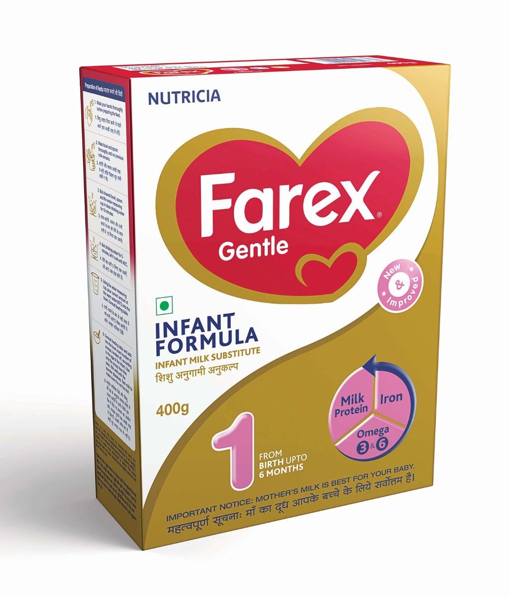 Buy Farex Infant Formula, Stage 1, Up to 6 Months, 400 gm Refill Pack Online