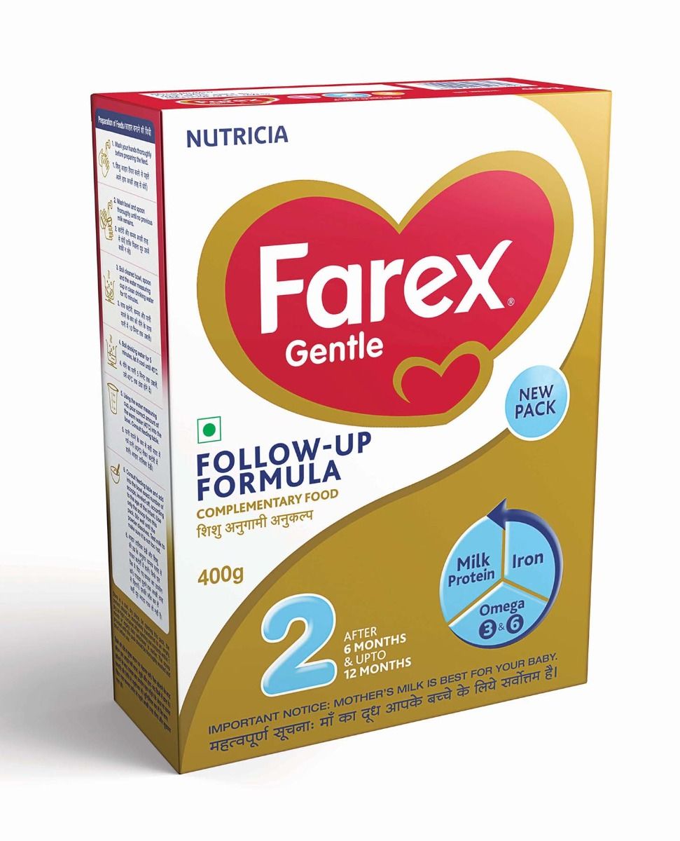 Farex Follow-Up Formula, Stage 2, 6 to 12 Months, 400 gm Refill Pack, Pack of 1 