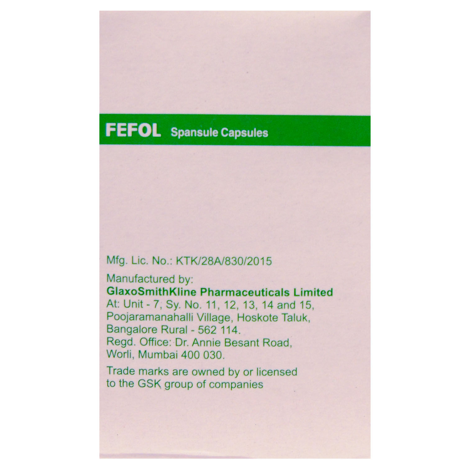 Fefol Spansule Capsule 15's Price, Uses, Side Effects, Composition