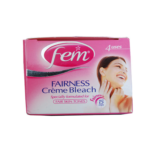 Fem Fairness Cream Bleach, 25 gm, Pack of 1 