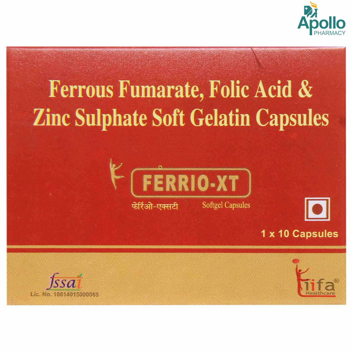 FERRIO XT CAPSULE 10'S, Pack of 10 CapsuleS