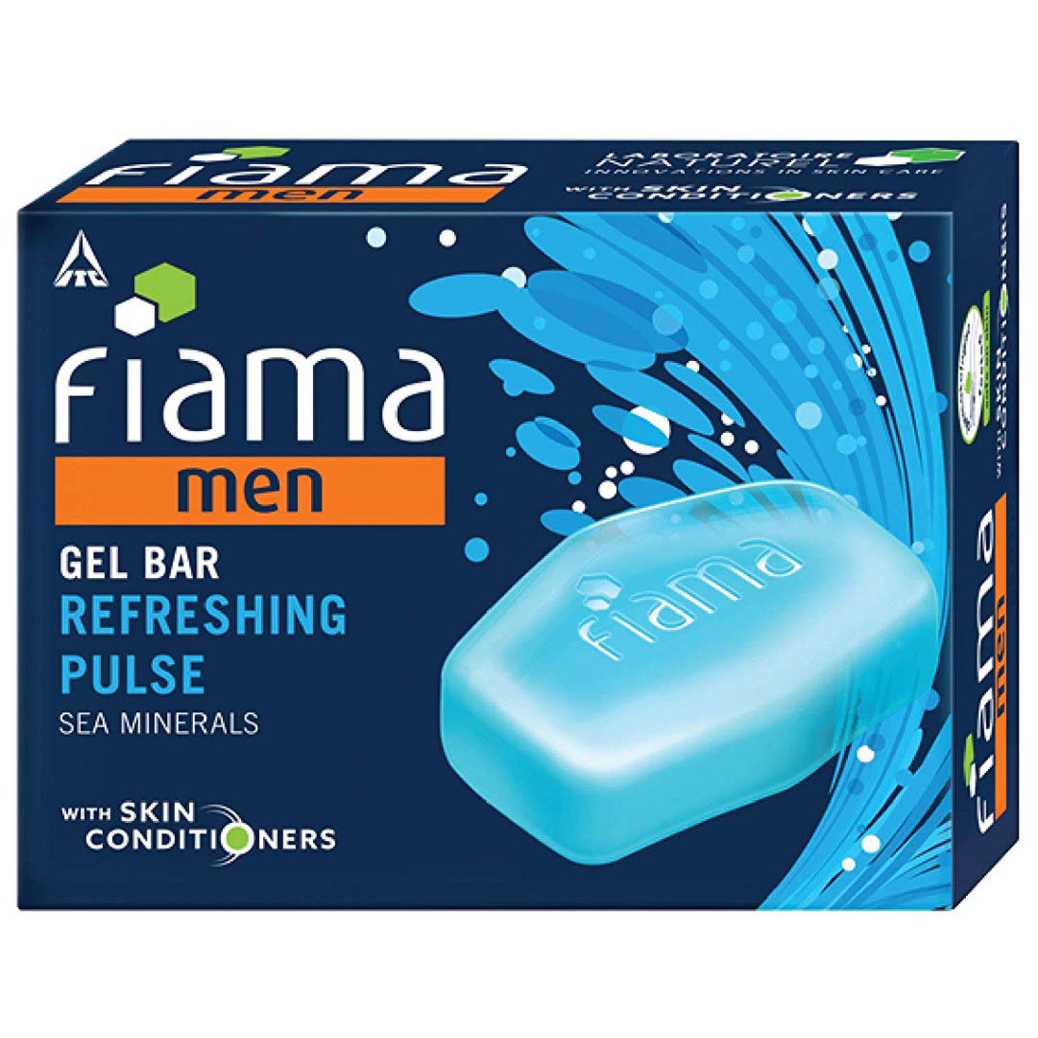 Fiama Di Wills Refreshing Pulse Gel Bar, 125 gm, Pack of 1 