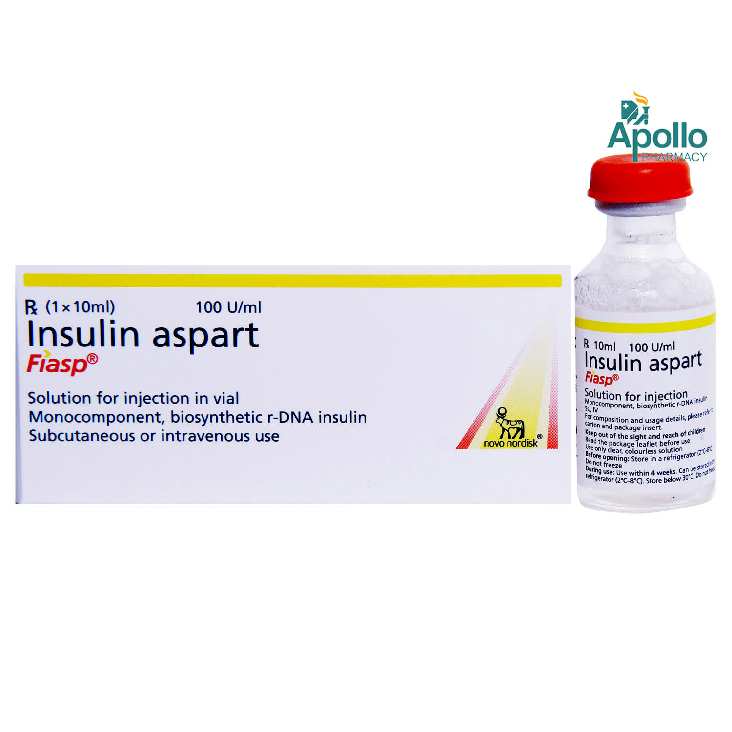 Fiasp 100IU Injection 10 ml Price, Uses, Side Effects, Composition ...