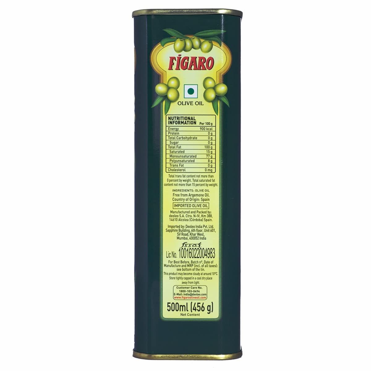 Figaro Olive Oil, 500 ml Price, Uses, Side Effects, Composition