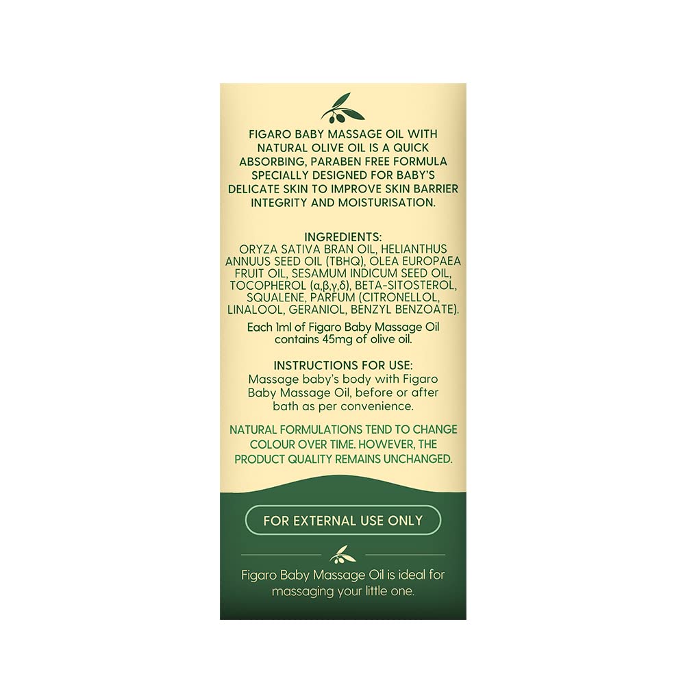 Figaro Baby Massage Oil 100Ml Price, Uses, Side Effects, Composition
