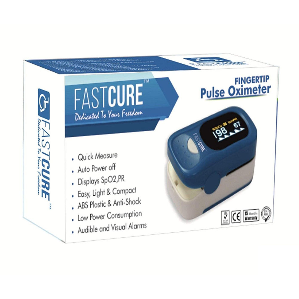 Buy Fast Cure Fingertip Pulse Oximeter, 1 Count Online