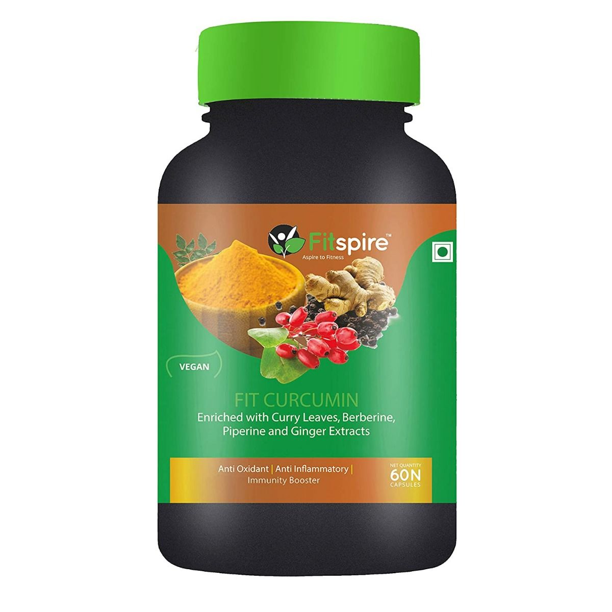 Fitspire Fit Curcumin, 60 Capsules Price, Uses, Side Effects