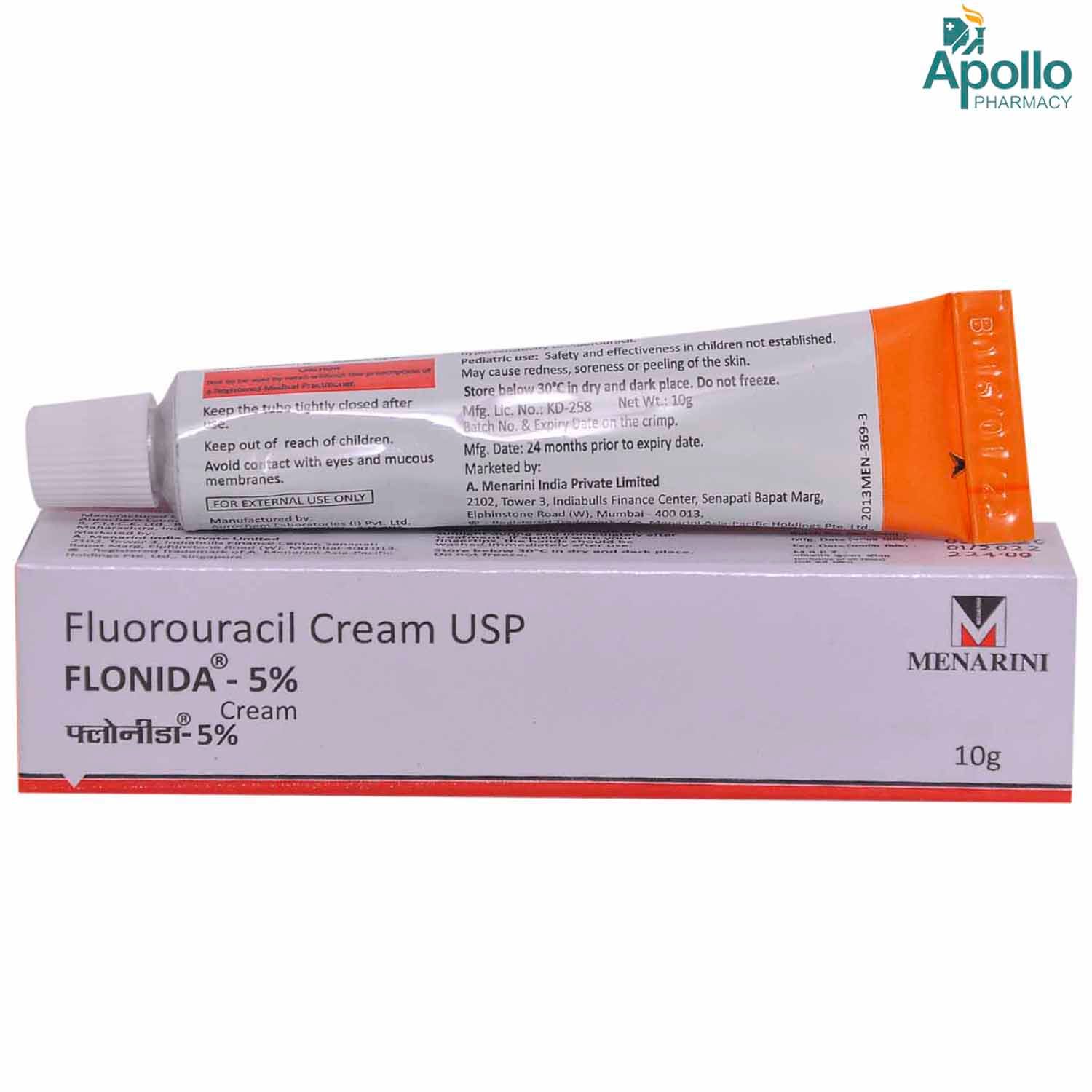 Flonida 5% Cream 10 gm Price, Uses, Side Effects, Composition - Apollo