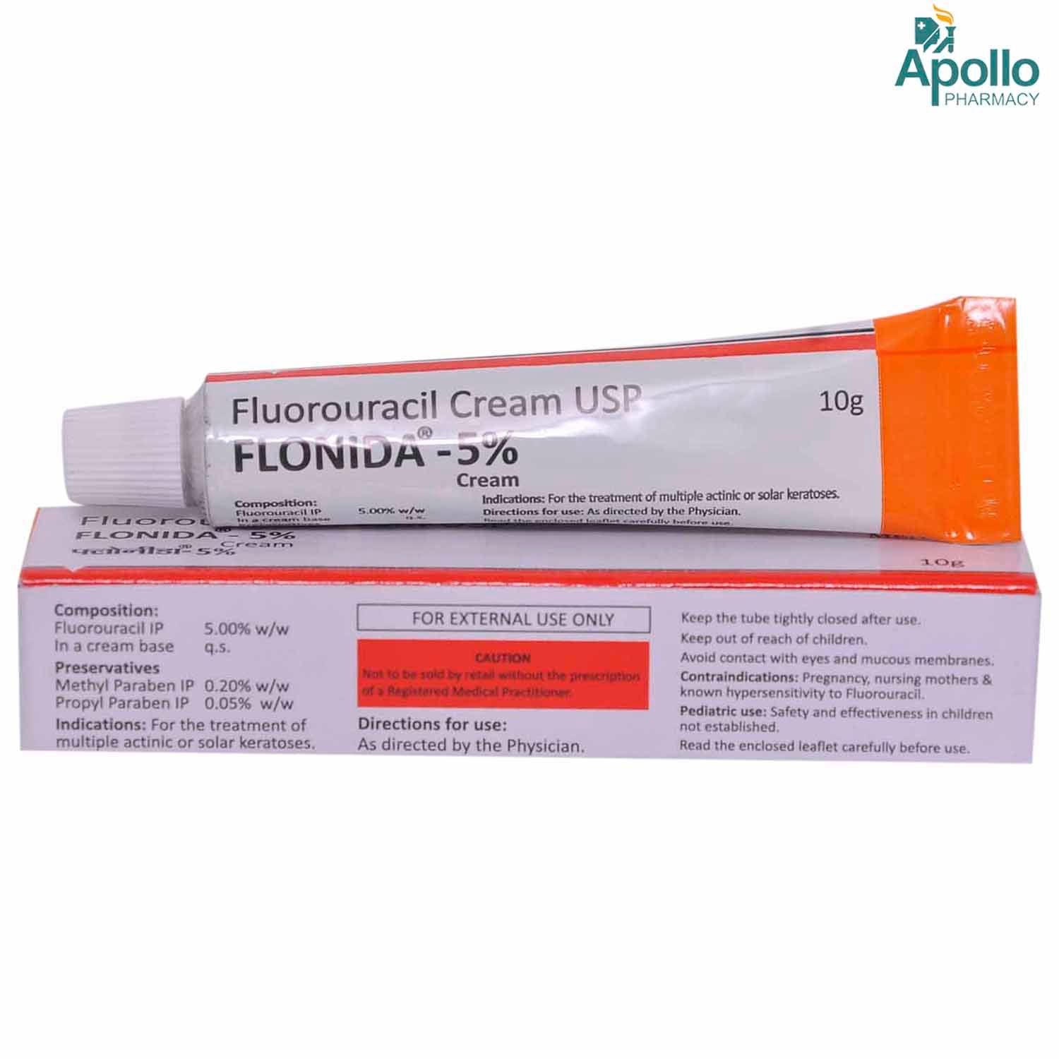 Flonida 5% Cream 10 gm Price, Uses, Side Effects, Composition - Apollo