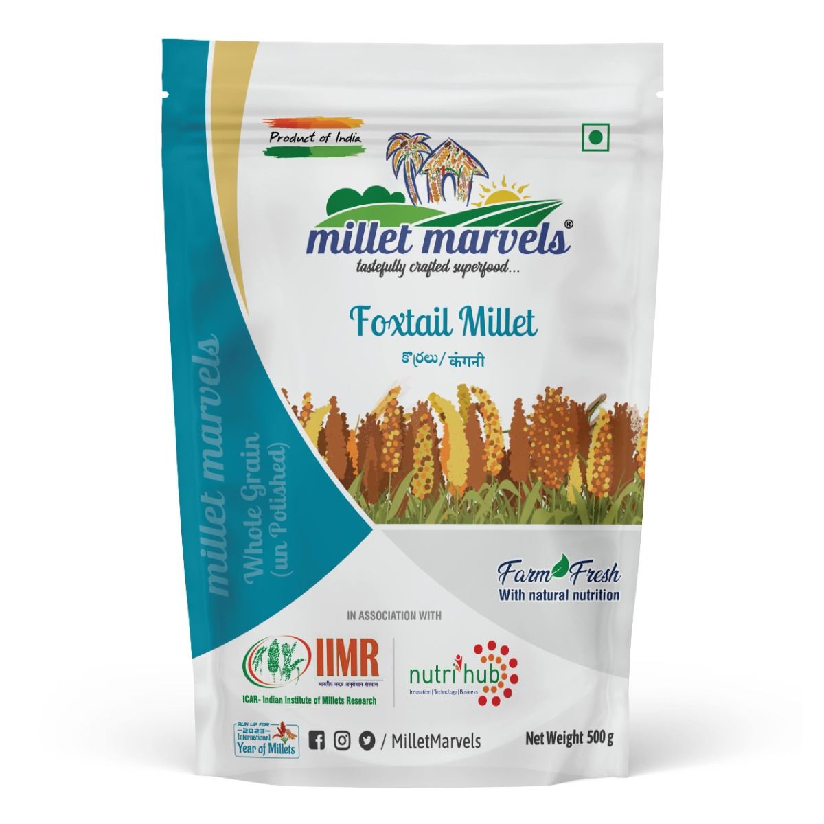 Millet Marvels Foxtail Millet, 500 gm Price, Uses, Side Effects