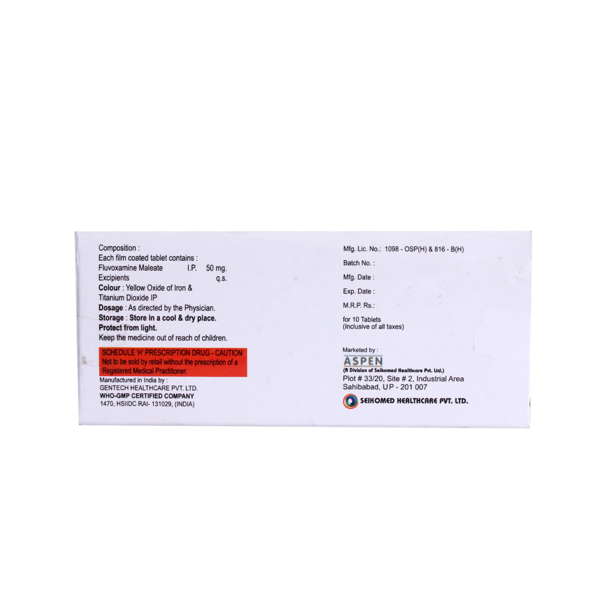 Fmine 50 Tablet 10's Price, Uses, Side Effects, Composition - Apollo ...