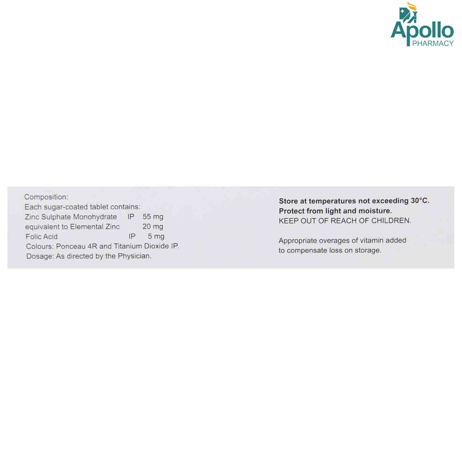 Folinz Tablet 10's Price, Uses, Side Effects, Composition - Apollo Pharmacy