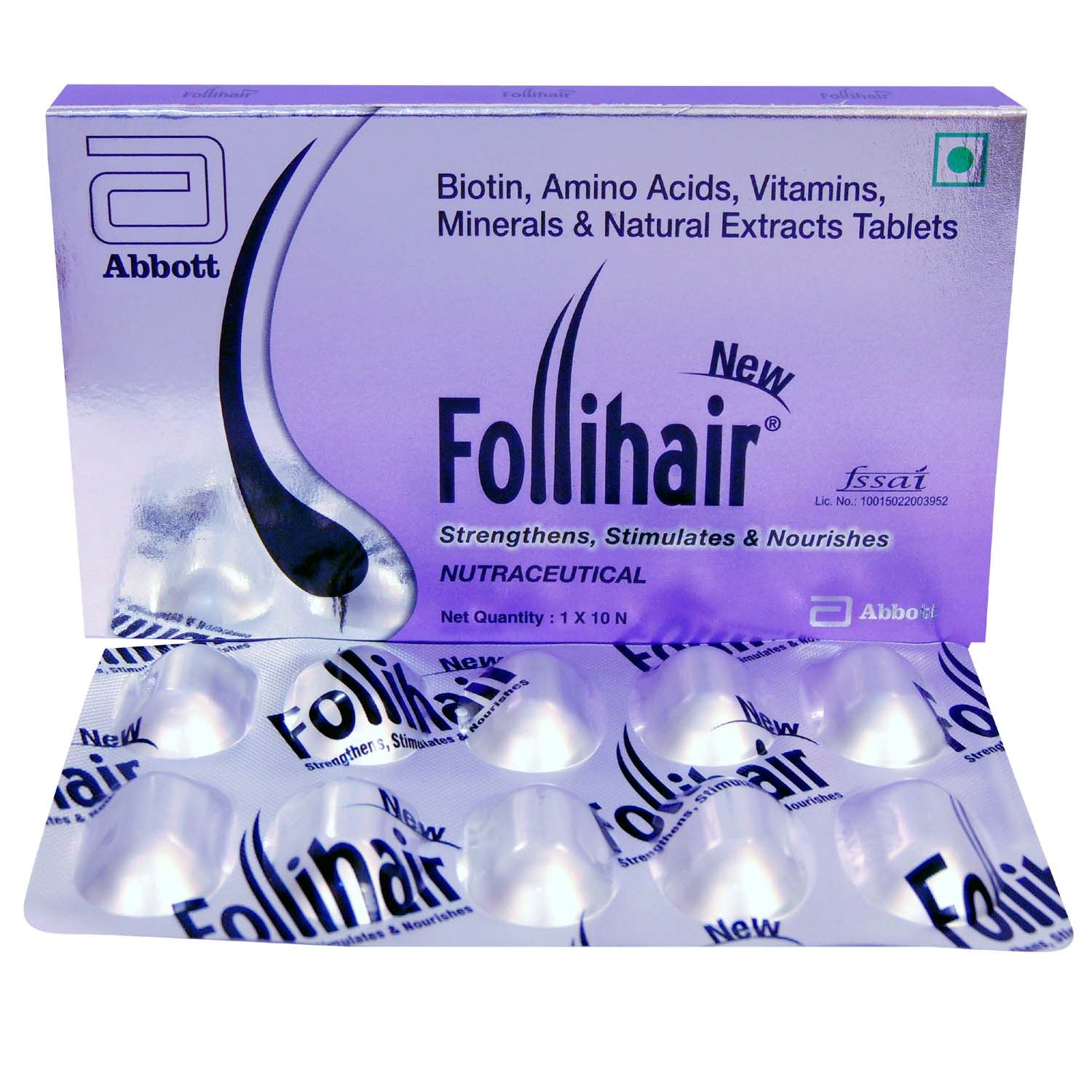 New Follihair Tablet 10's Price, Uses, Side Effects, Composition - Apollo  Pharmacy