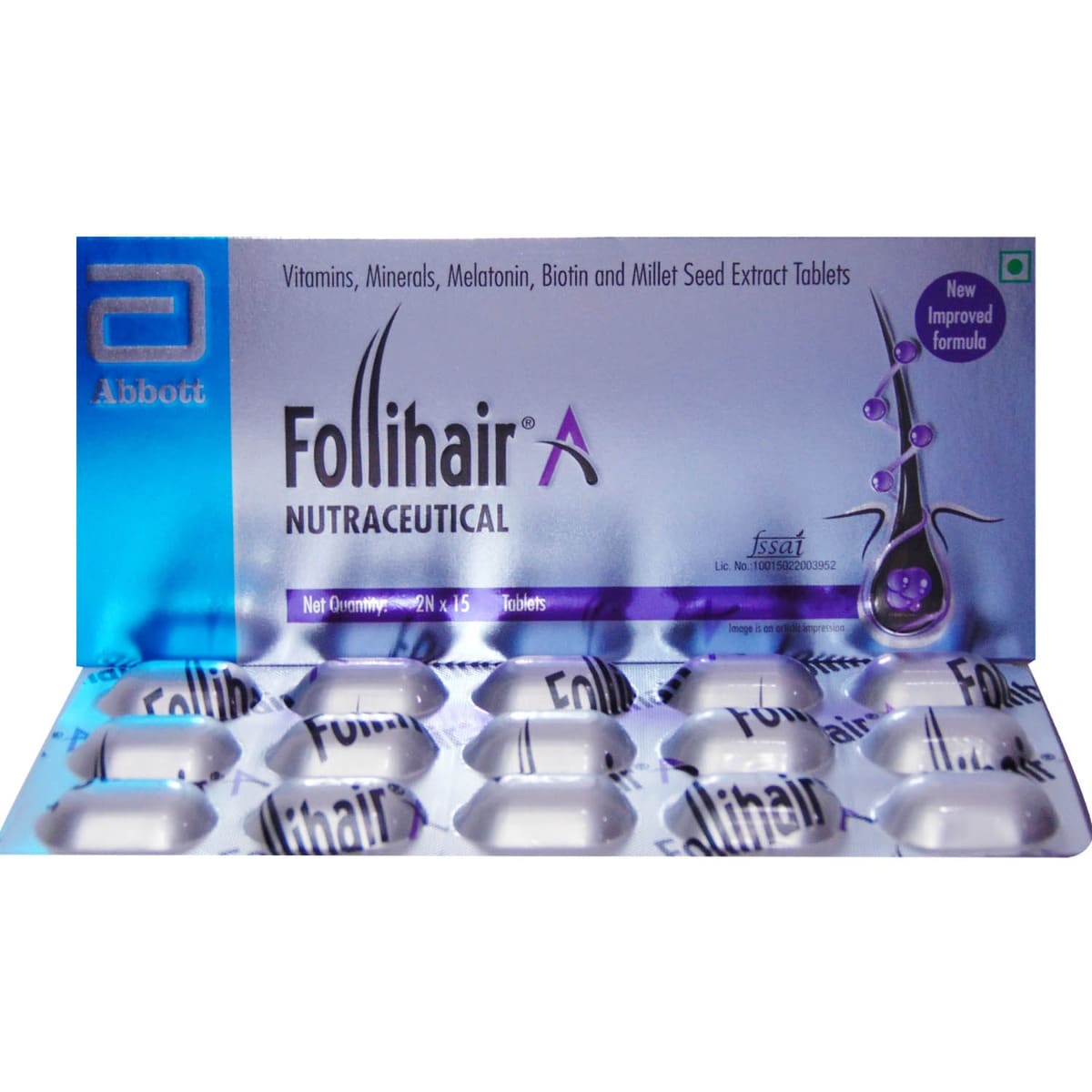 Follihair A Tablet 15's, Pack of 15 S
