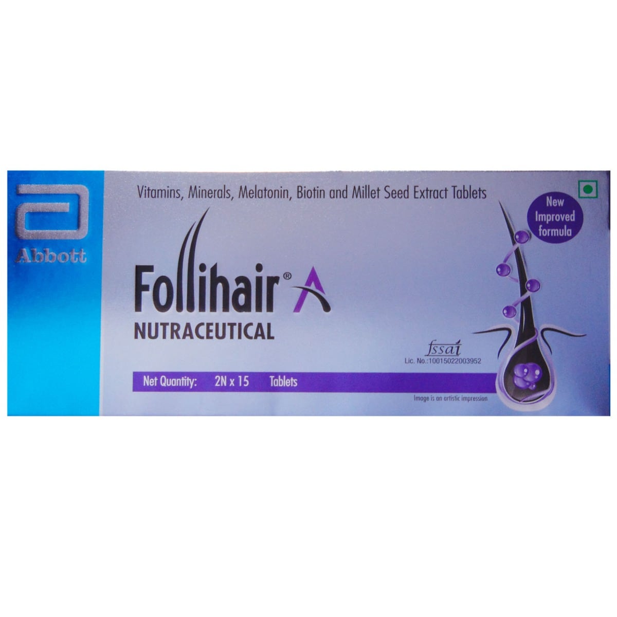 Follihair A Tablet 15's, Pack of 15 S