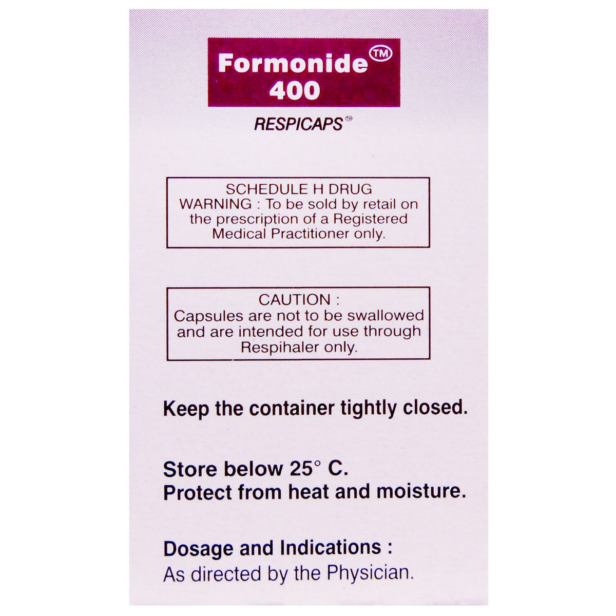 Formonide 400 Respicaps 30 S Price Uses Side Effects Composition Apollo Pharmacy