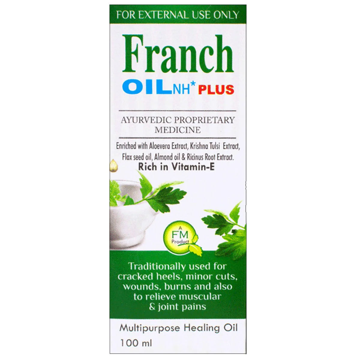 Franch Multipurpose Healing Oil, 100 ml Price, Uses, Side Effects,  Composition - Apollo Pharmacy