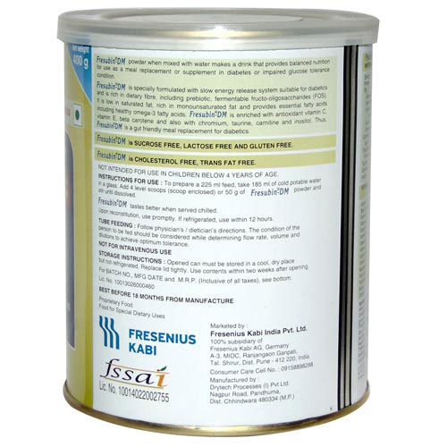Fresubin DM Cardamom Flavoured Powder, 400 gm Tin, Pack of 1 