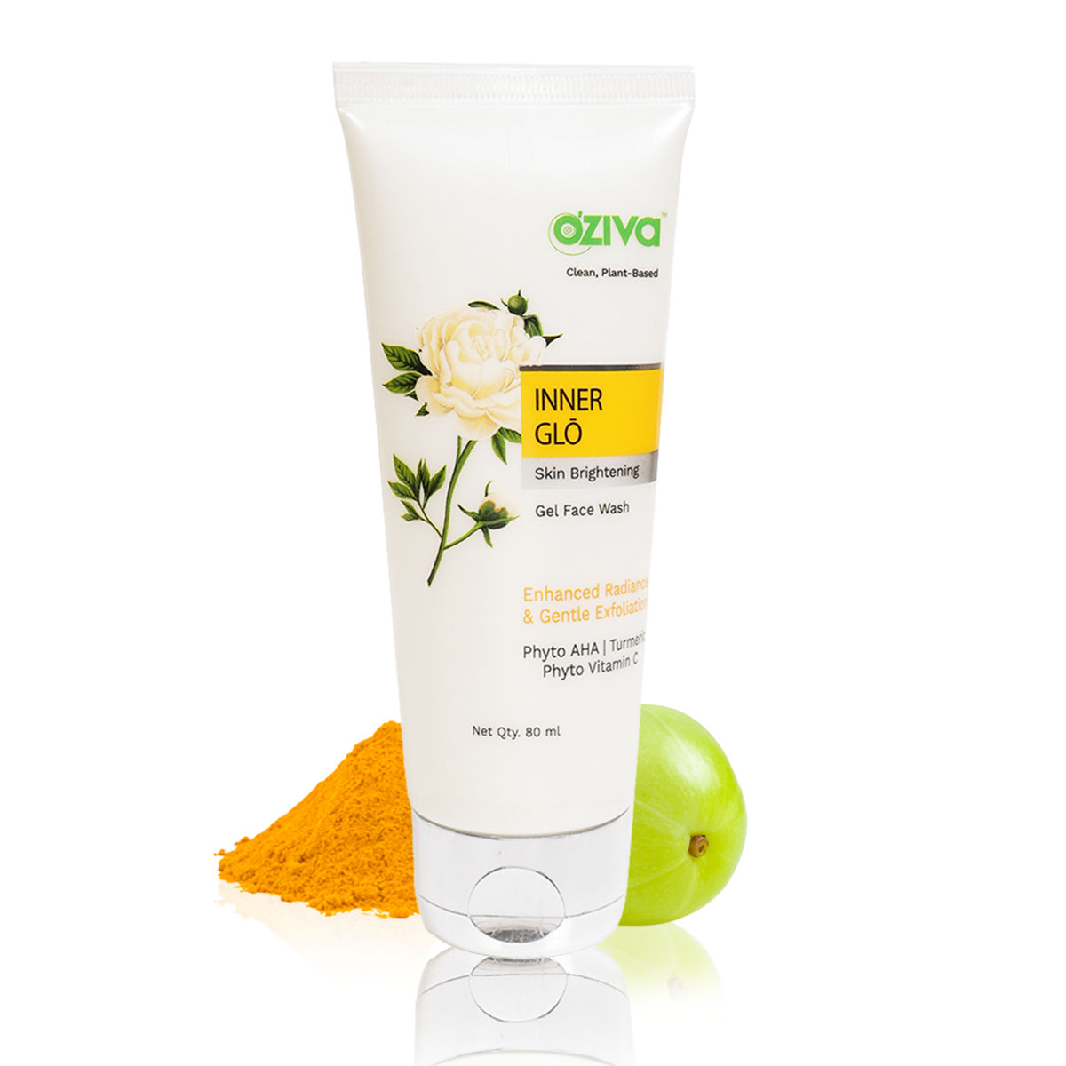 OZiva Inner Glo Skin Brightening Gel Face Wash, 80 ml, Pack of 1 