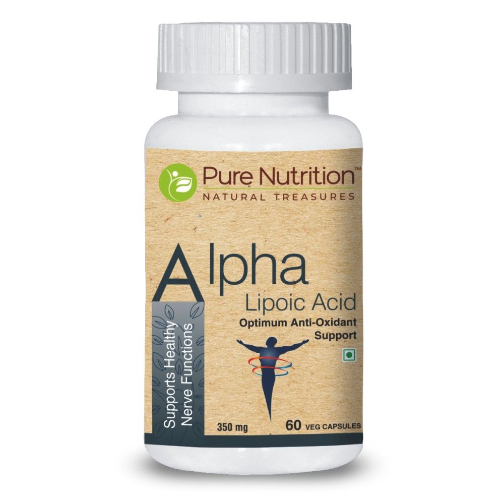 Buy Pure Nutrition Alpha Lipoic Acid 350 mg, 60 Capsules Online