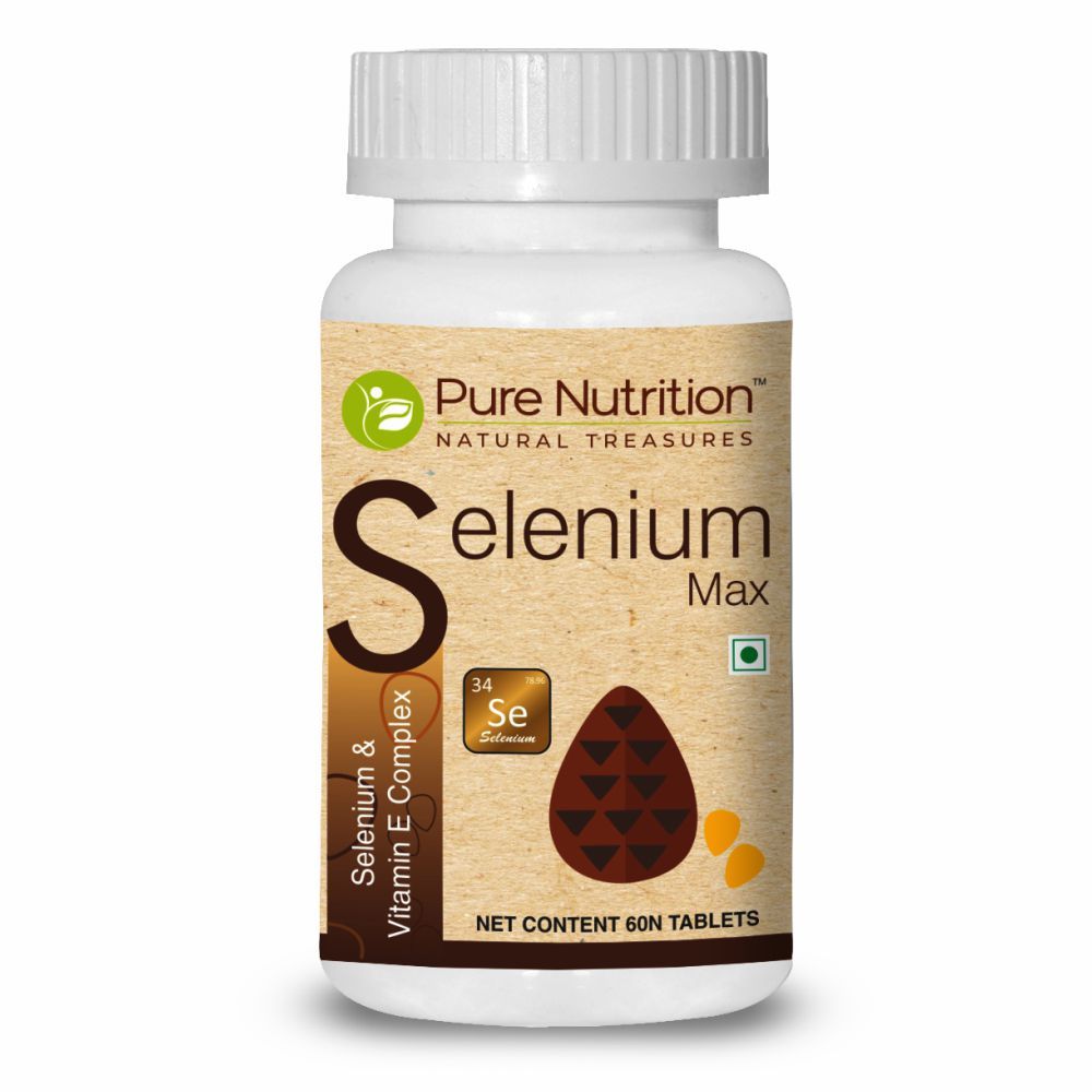 Buy Pure Nutrition Selenium Max, 60 Tablets Online