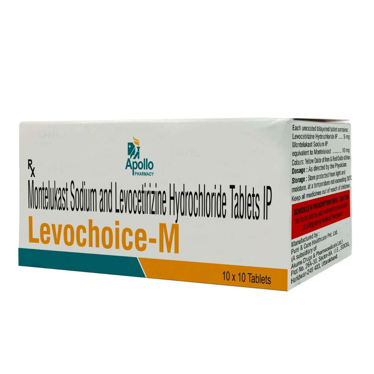 Buy Apollo Pharmacy Levochoice-M, 10 Tablets Online